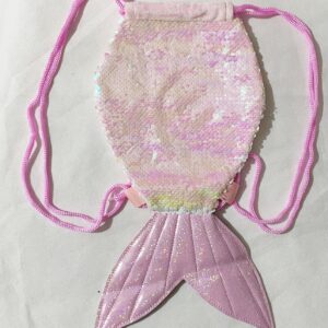 Mermaid Tail Sequin Fashion Drawstring Bag