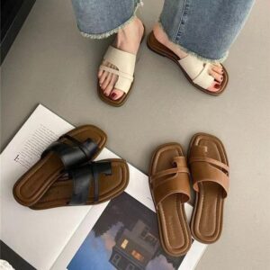 Simple Vacation Style Set Sandals Cool Casual Women's