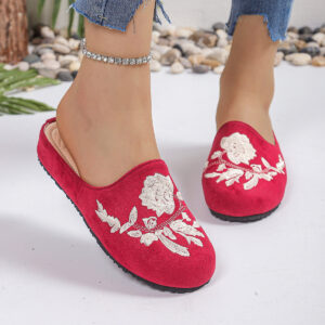Plus Size Female Ethnic Embroidered Women's Sandals