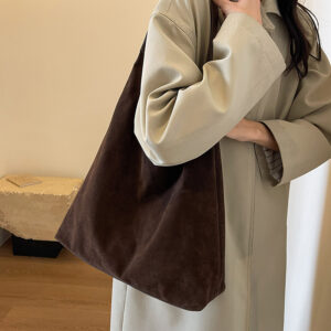 Frosted Vintage Bag Women's Hand Shoulder Texture