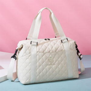 Rhombus Travel Luggage Bag Women's Lightweight Korean Style Crossbody