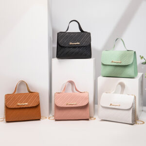Simple Embossed Chain Simple Handbag