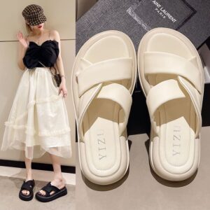 Platform Platform Shoes Non-slip Outdoor Slippers