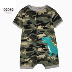 Cotton Baby Short Sleeve One Piece Romper